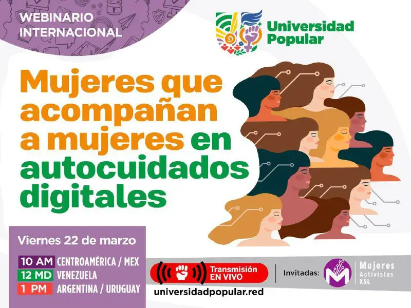 WEBINARIO INTERNACIONAL: "Mujeres que acompañan a …