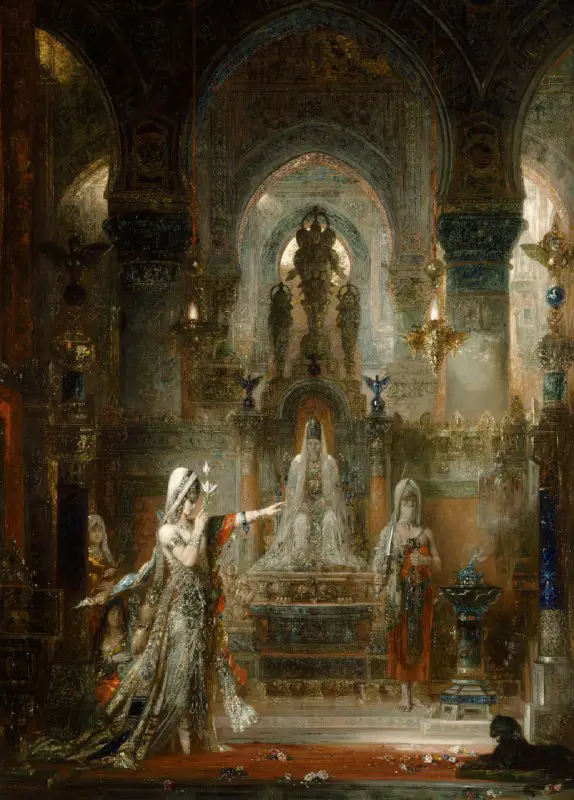 [Gustave Moreau](https://en.wikipedia.org/wiki/Gustave_Moreau)"Salome Dancing Before Herod"