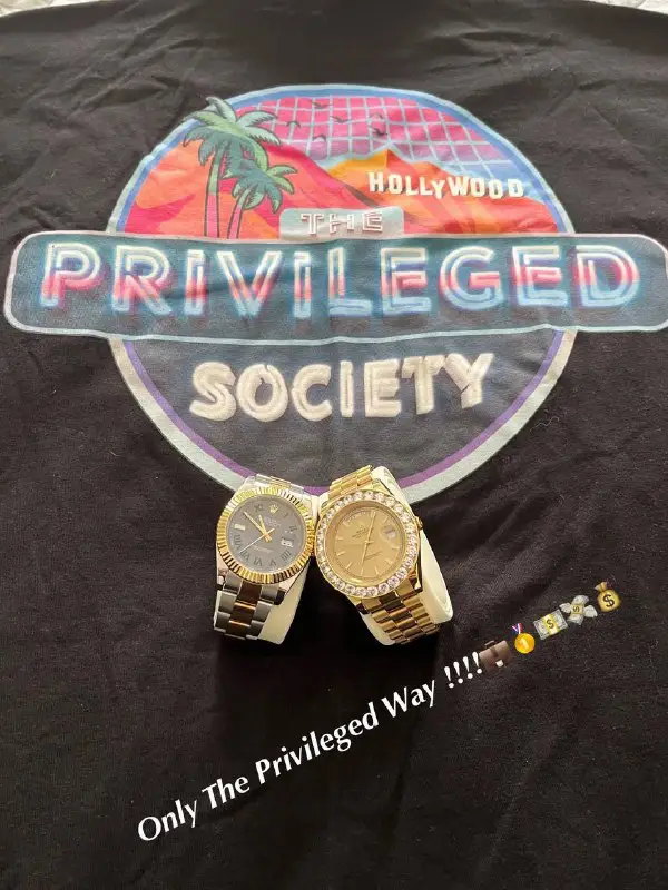 The privileged society TD’s ™️??