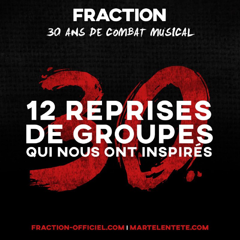 ***🗣*** FRACTION - 12 reprises de …