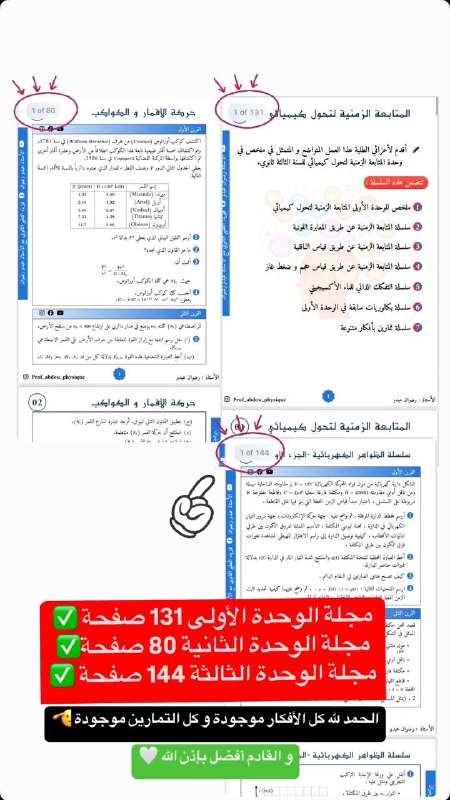 مجلة الوحدة الأولى 131 صفحة ***✅***