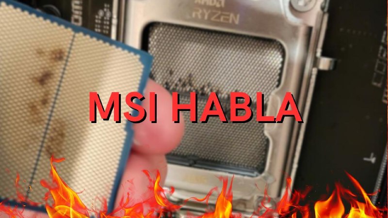 MSI emite declaración sobre el quemado …