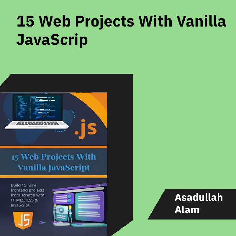 *****📚***15 Web Projects With Vanilla JavaScript: …