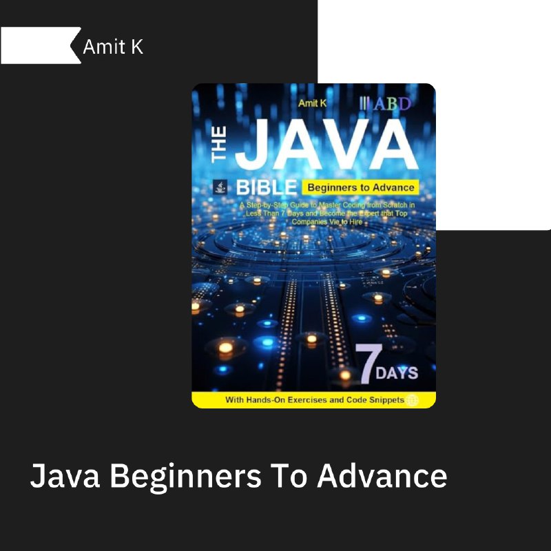 *****📚*** J**[**ava Beginners To Advance**](https://t.me/progbook_extra/1695)**: Beginners …