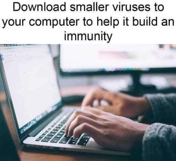 [@ProgrammerHumor](https://t.me/ProgrammerHumor) Virus Security