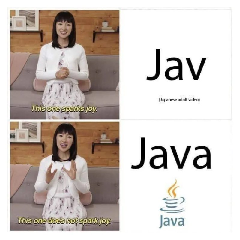 [@ProgrammerHumor](https://t.me/ProgrammerHumor) Java