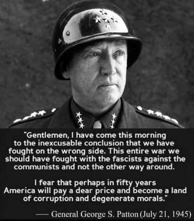 Patton knew that he was working …