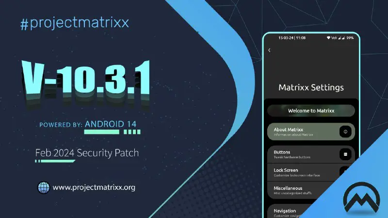 Project Matrixx v10.3.1 - OFFICIAL | …