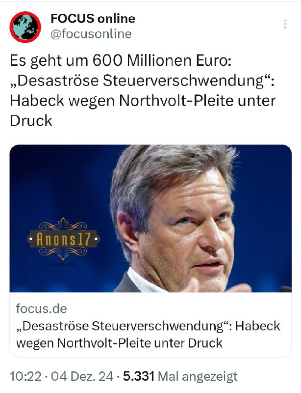 ***🚨***Es geht um 600 Millionen Euro: …