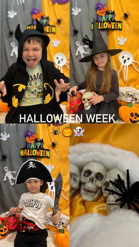 Halloween week in Prokids Marfino***🕷️******👻******🎃***