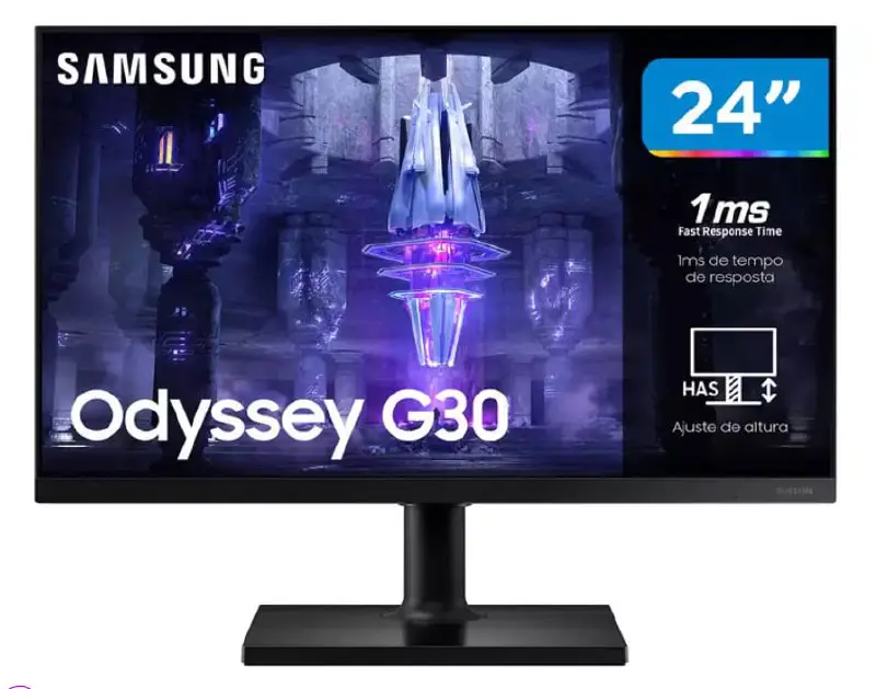Monitor Gamer Samsung Odyssey G30 24” …