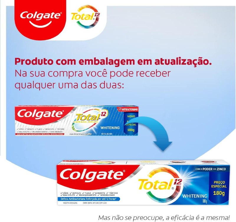 Creme Dental Colgate Total 12 Whitening …