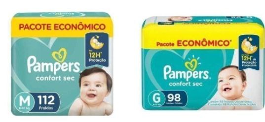 Fralda Pampers Confort Sec