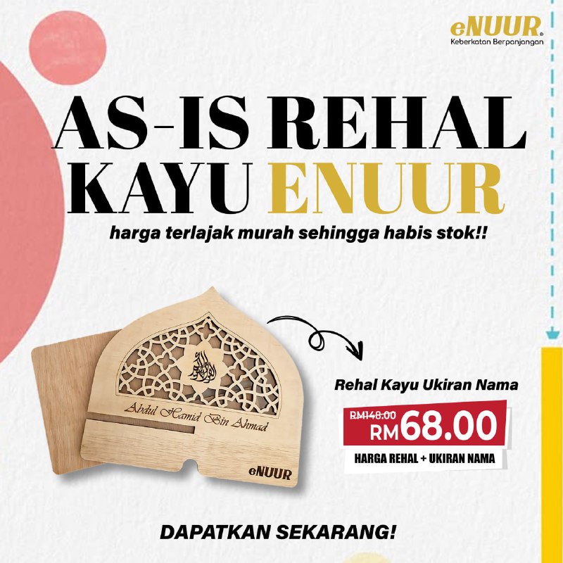 **AS IS REHAL KAYU ENUUR SEKALI …