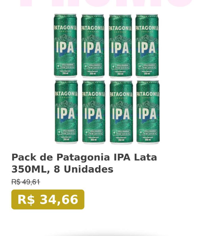 ***✨***Pack de Patagonia IPA Lata 350ML, …