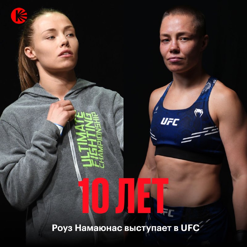 **Роуз Намаюнас выступает в UFC уже …