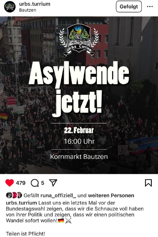 22.02 alle nach Bautzen!