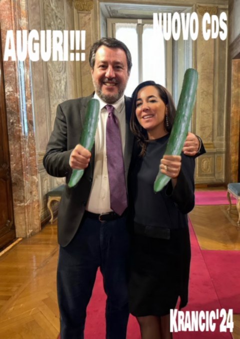 Salvini e Ronzulli salutano gli italiani …