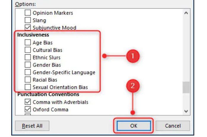 ***?*** **Microsofts „Inclusivity Checker“ als Vorstufe …