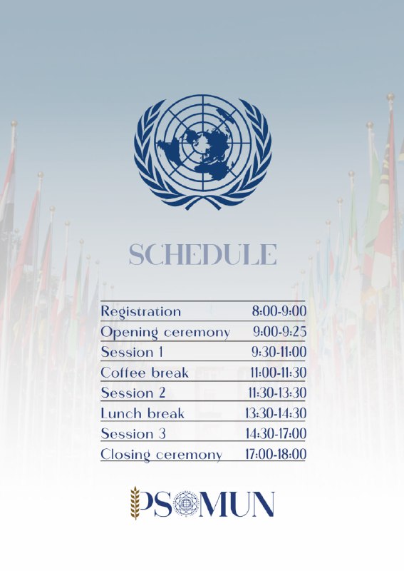 ***🌟***Meet Our Agenda for PS MUN …