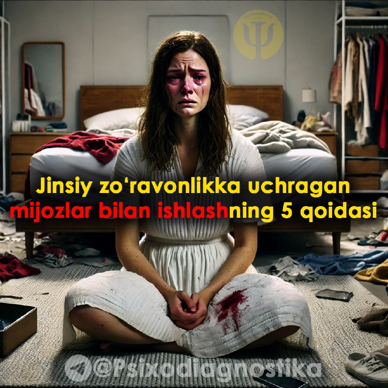 Jinsiy zoʻravonlik psixologiyasi haftaligi davomida, menda, …