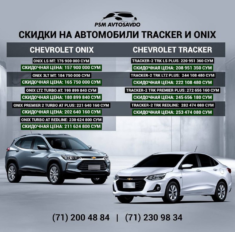 ***🚗*** PSM “AVTOSAVDO”DA CHEVROLET ONIX VA …