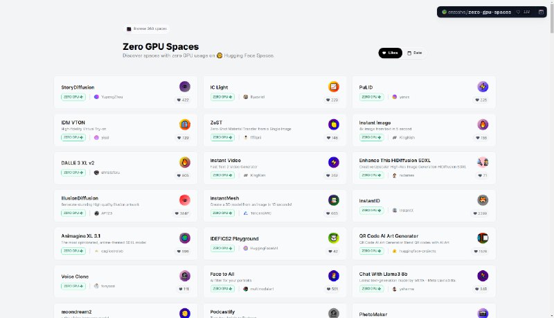 На хаггинге появилась страница [Zero GPU …