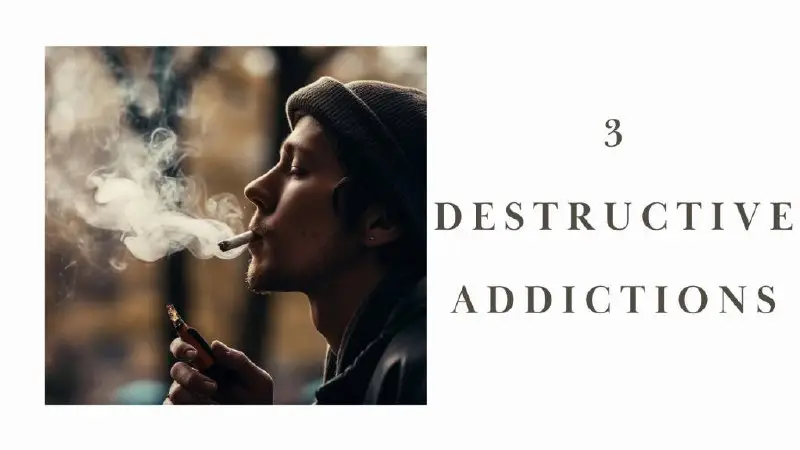 **3 destructive addictions**[***💥***](https://avatars.mds.yandex.net/get-images-cbir/2473371/cW44s0CquCvDLyTGJ6h1Ww9668/ocr)Man is a hostage of his subconscious habits. And this is not about sports, not about reading 10 …