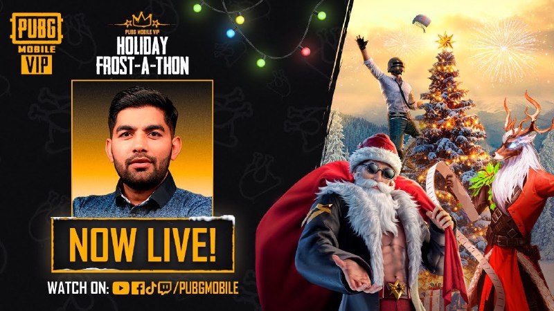 PUBG MOBILE VIP Holiday Frost-a-Thon: Festive …