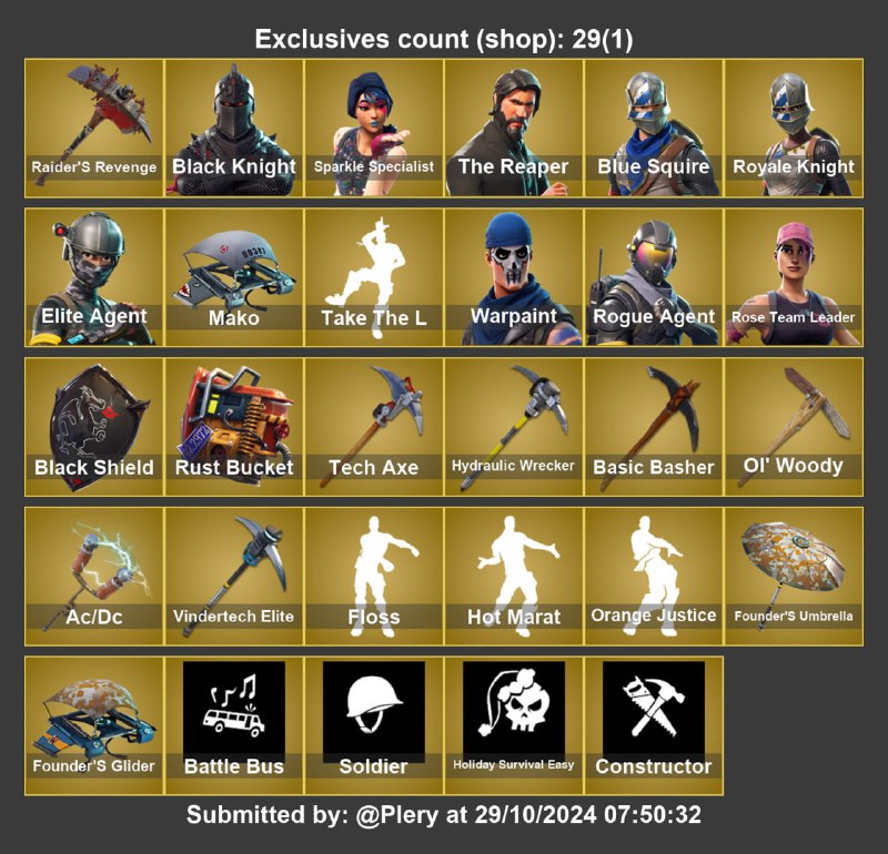 [PC] 37 skins | OG STW …