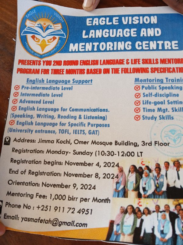 Jimma University Art of Public Speaking …