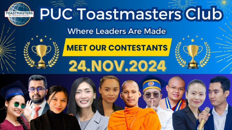 Meet our amazing contestants! ***🤩******🎉***