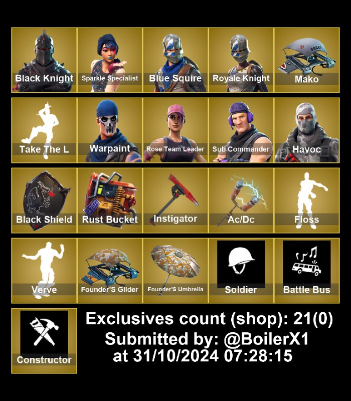 **[PC] 14 skins | OG STW …