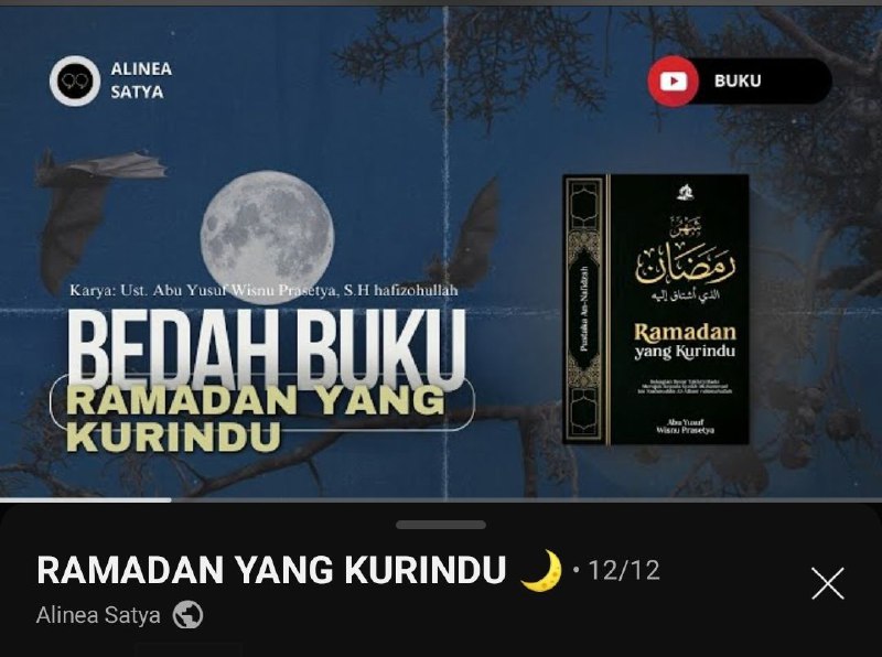 Bedah buku "Ramadan yang Kurindu"