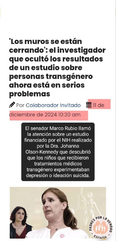 El senador Marco Rubio llamó la …