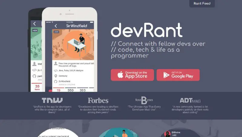 awesome social network app for geeks …