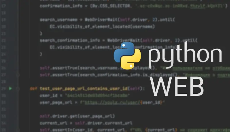 **Автоматизация WEB на Python**