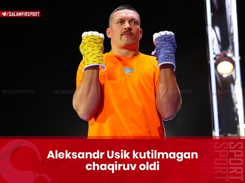 **Aleksandr Usik kutilmagan chaqiruv oldi