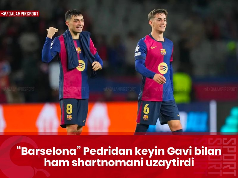 **“Barselona” Pedridan keyin Gavi bilan ham …