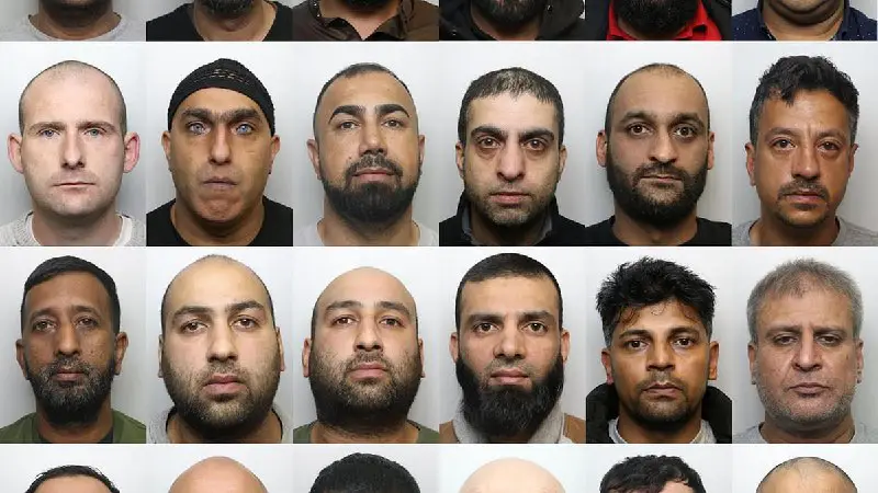 Inglaterra: 24 depredadores sexuales condenados a 346 años de carcel después de abuso, violación y trafico de 13 niñas durante …