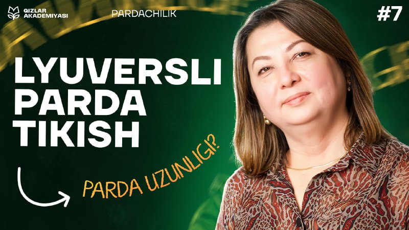 Lyuversli parda tikish vaqti keldi!