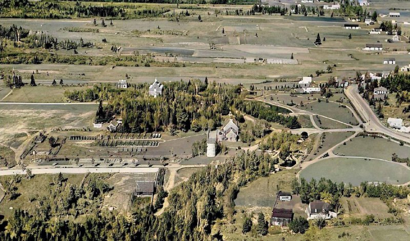 Vue aérienne du Jardin zoologique d'Orsainville …