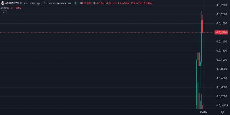 Aped some Aguri at 500k mc, cto by a new team