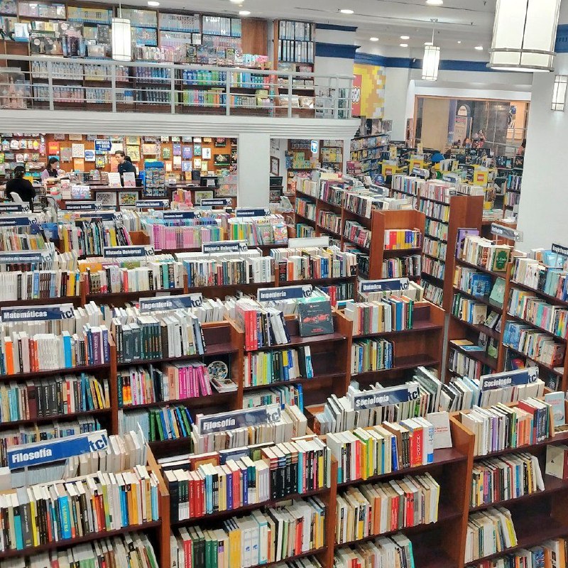 “Entré en la librería y aspiré …