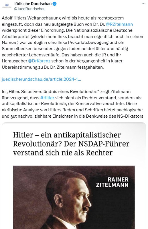 **Hitler kein Rechter?**