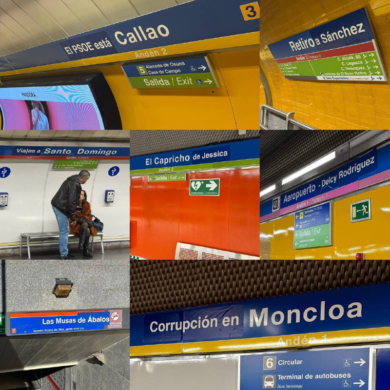 Hoy hay más en el metro …