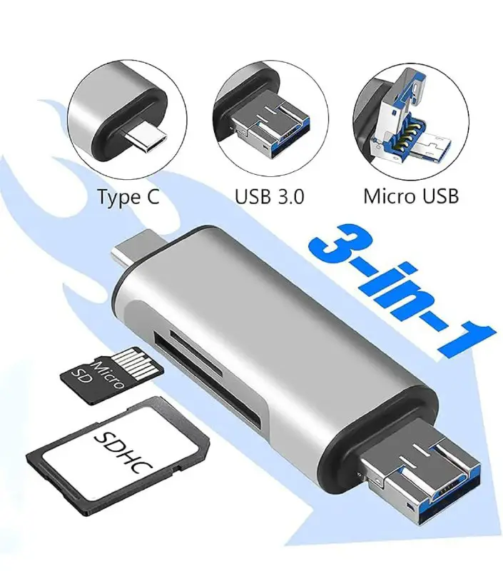 Brand Conquer Metal Body 3-in-1 USB …