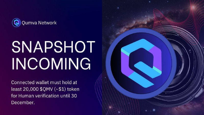 ***💰*** $QMV Snapshot Incoming This Month! …