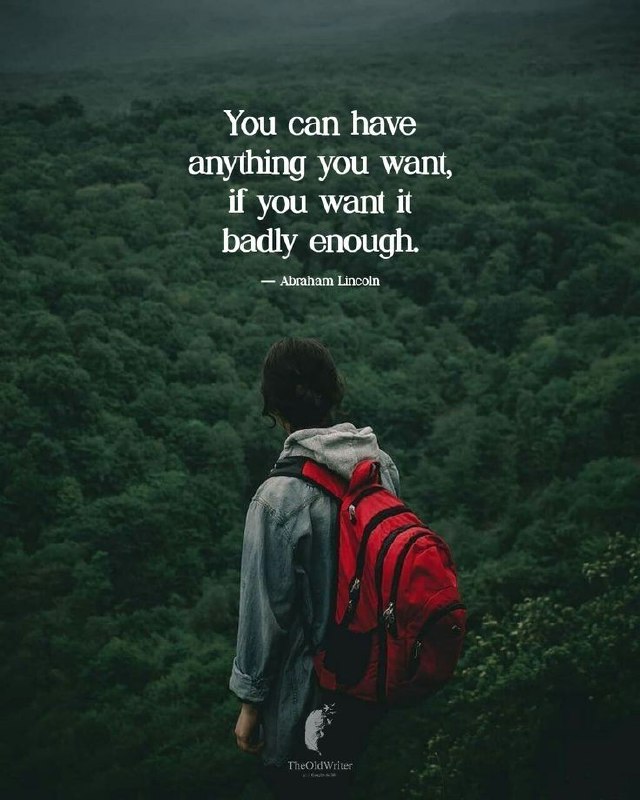 You can have anything you want, …