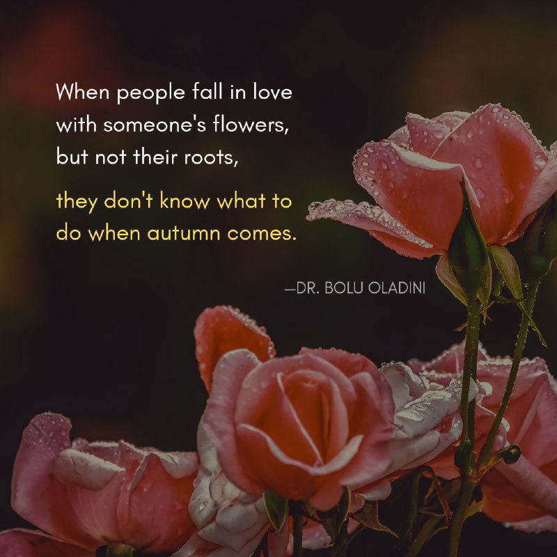 When people fall in love...... —Dr. …